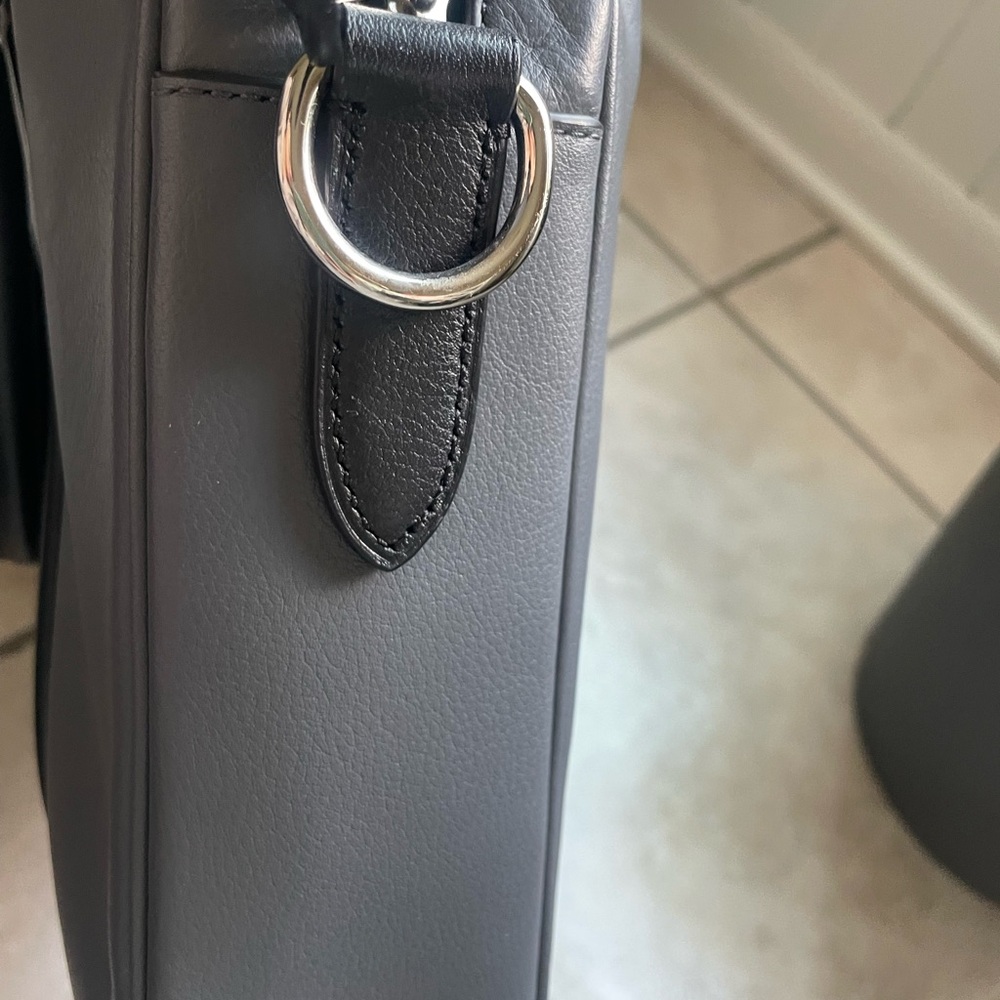 SOLD. Coach Perry Slim Briefcase # F56018 14. 5 L x 10.5 H - Picture 6 of 10
